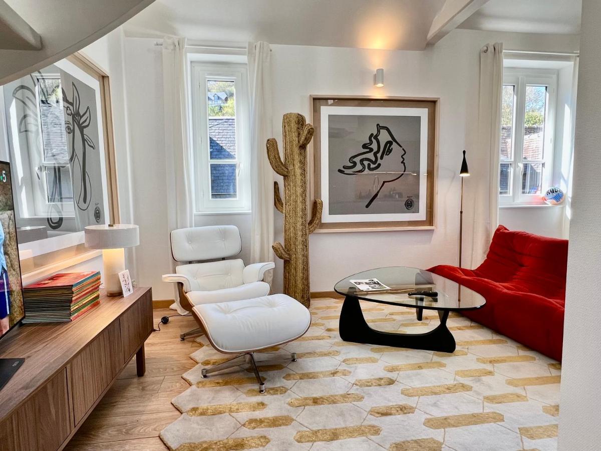 Appartamento La Petite Adresse Du 10Honfleur Esterno foto