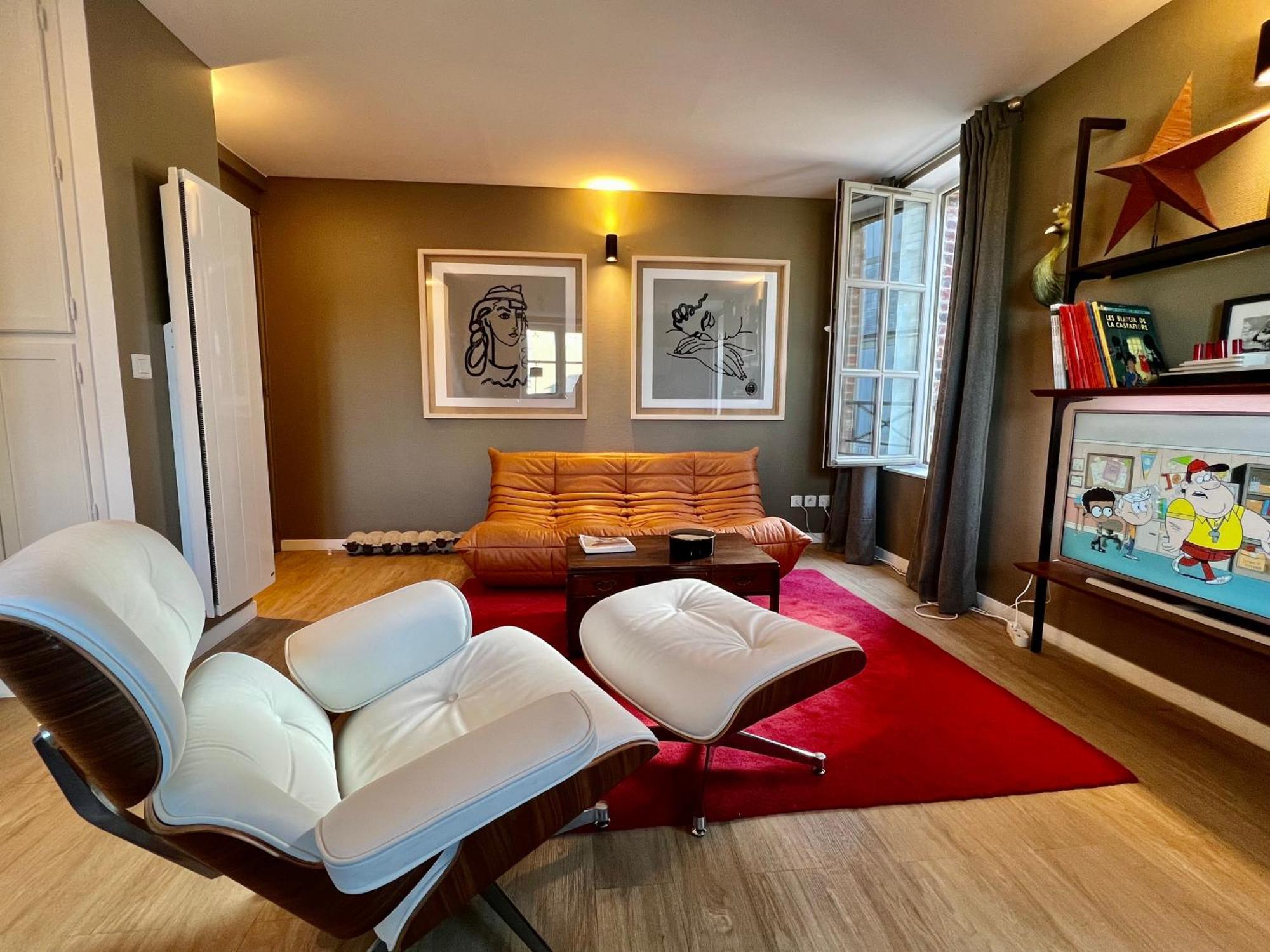 Appartamento La Petite Adresse Du 10Honfleur Esterno foto